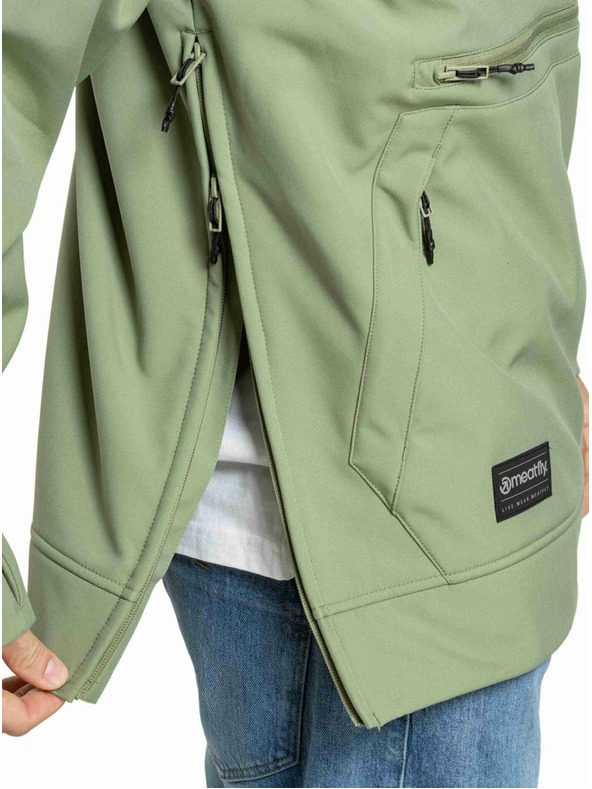 Meatfly Meatfly мъжко softshell яке Jax Olive / Black |