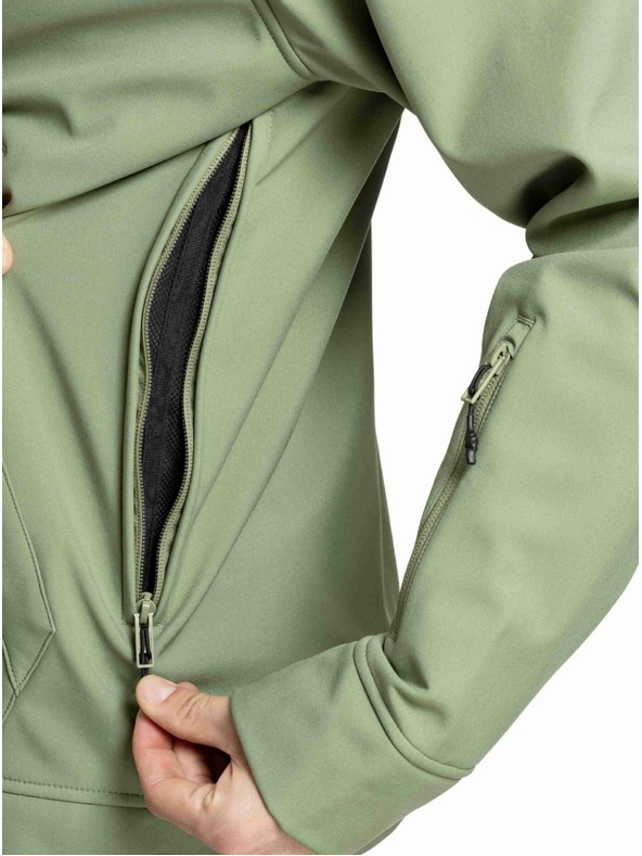 Meatfly Meatfly мъжко softshell яке Jax Olive / Black |