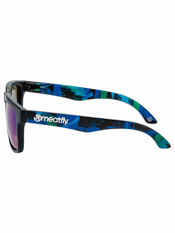 Meatfly Meatfly слънчеви очила Memphis Substance Camo Blue