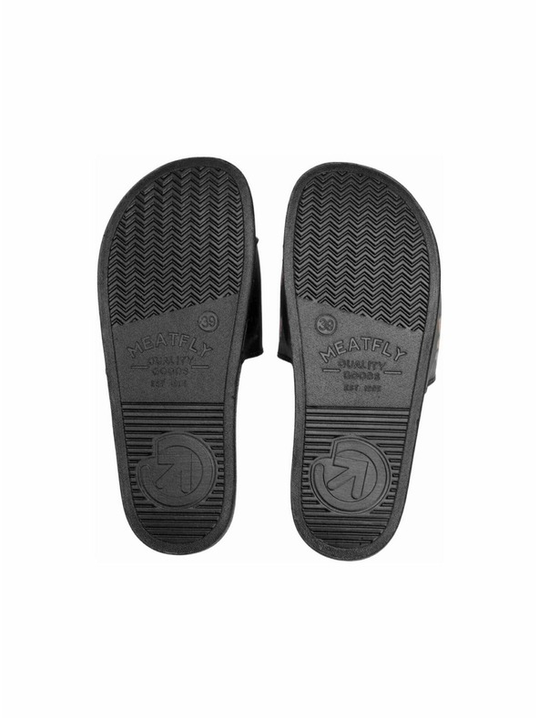 Meatfly Meatfly дамски чехли X Hudson Pura Vida Viva La Vida Black