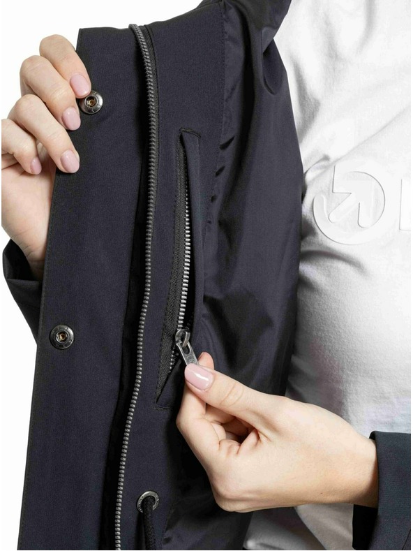 Meatfly Meatfly дамско улично яке Xita Black / White Logo |