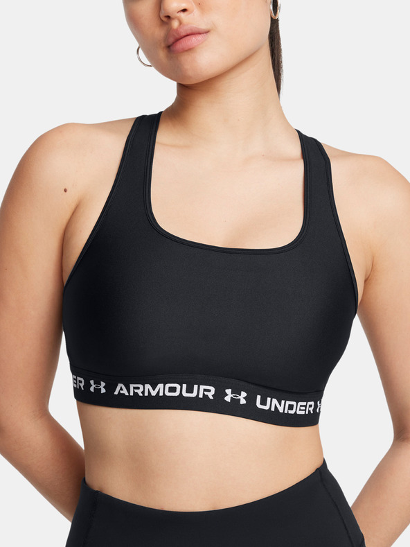 Under Armour Дамски сутиен Under Armour Crossback Mid Bra-BLK