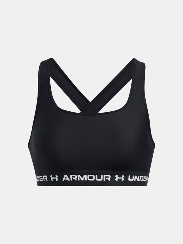 Under Armour Дамски сутиен Under Armour Crossback Mid Bra-BLK