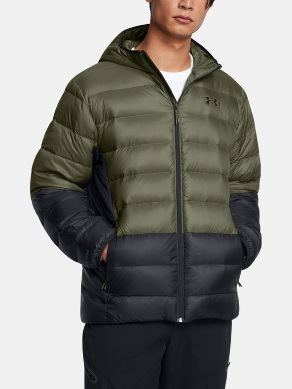 Under Armour Мъжки анцуг Under Armour LEGEND DOWN HOODED JACKET-GRN