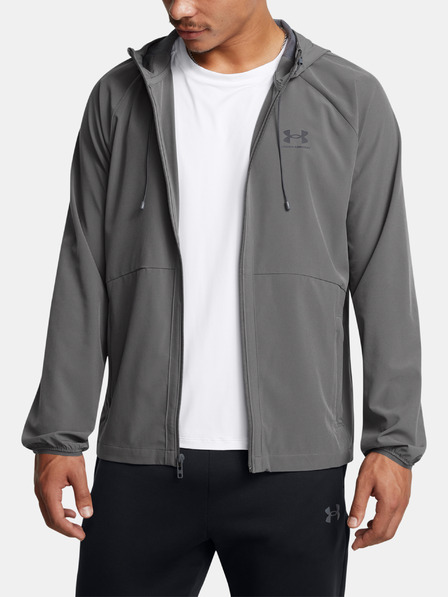 Under Armour Мъжко яке Under Armour UA Stretch Wvn WindbreakerEU-GRY