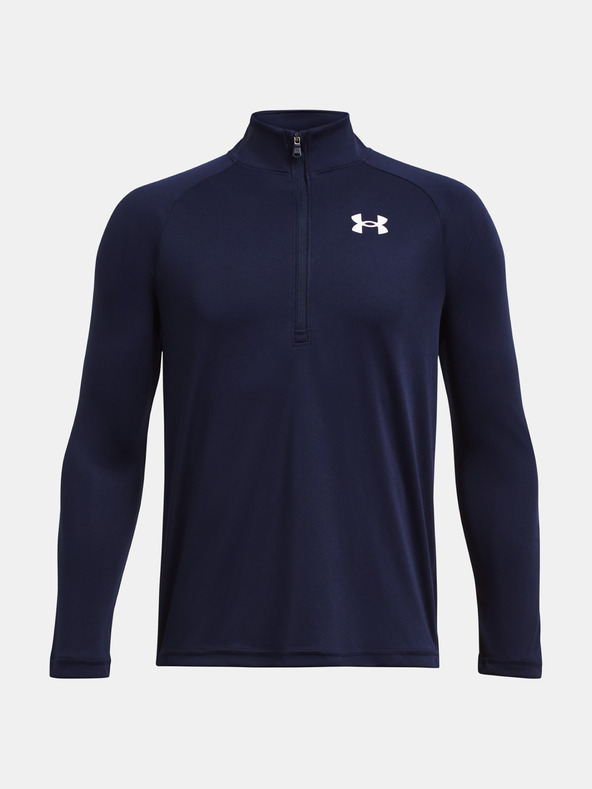 Under Armour Тениска Under Armour Boys UA Tech 2.0 1/2 Zip-BLU