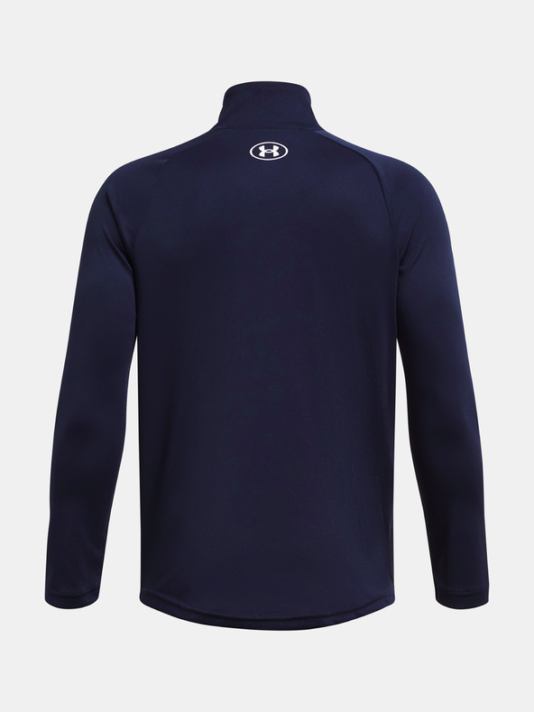 Under Armour Тениска Under Armour Boys UA Tech 2.0 1/2 Zip-BLU