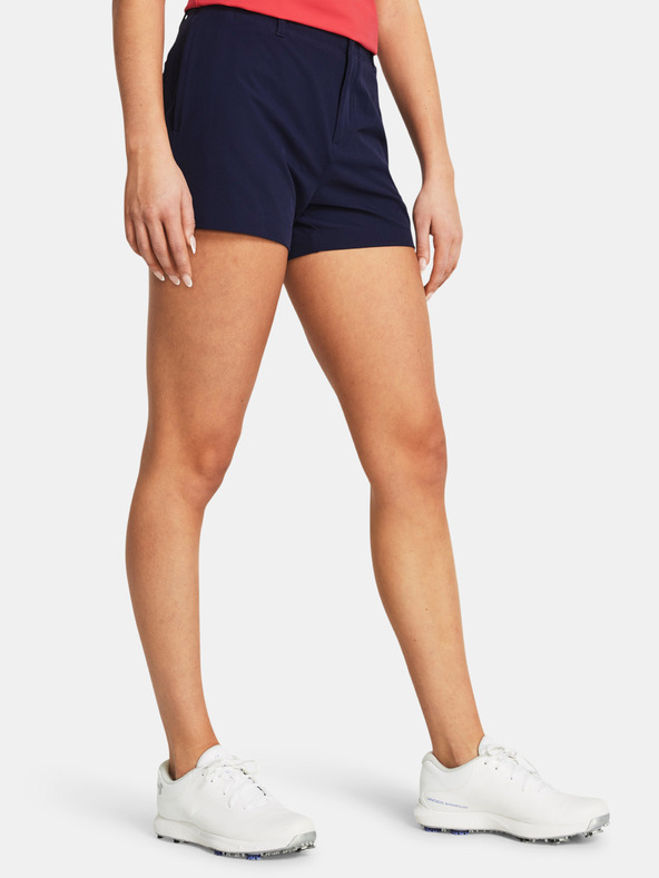 Under Armour Дамски къси панталони Under Armour UA Drive 4in Short-BLU