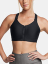 Under Armour Дамски сутиен Under Armour UA Infinity High Zip 2.0 Bra-BLK