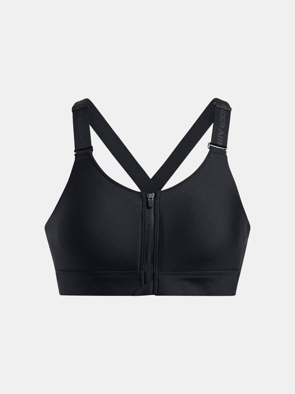 Under Armour Дамски сутиен Under Armour UA Infinity High Zip 2.0 Bra-BLK