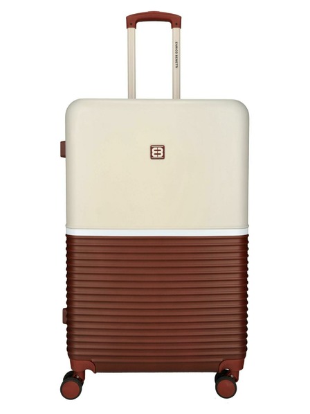 Enrico Benetti Пътнически куфар Enrico Benetti Princetown L Bordeaux/Pink