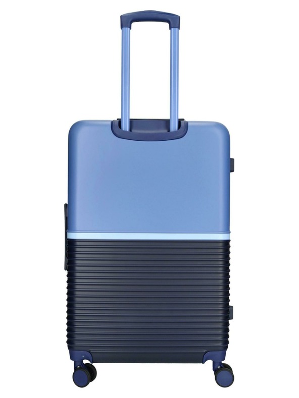 Enrico Benetti Пътнически куфар Enrico Benetti Princetown L Navy/Jeans