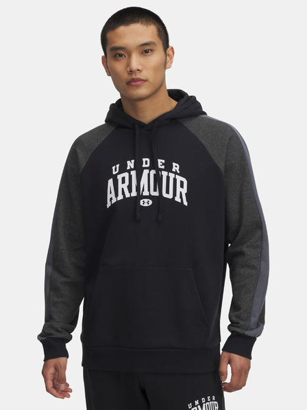 Under Armour Мъжки суитшърт Under Armour UA Rival Flc CB Hood-BLK
