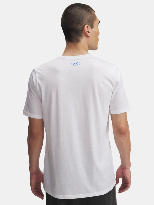 Under Armour Мъжка тениска Under Armour UA TRIPLE STACK LC LOGO SS-WHT