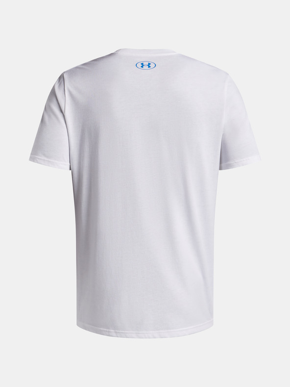 Under Armour Мъжка тениска Under Armour UA TRIPLE STACK LC LOGO SS-WHT
