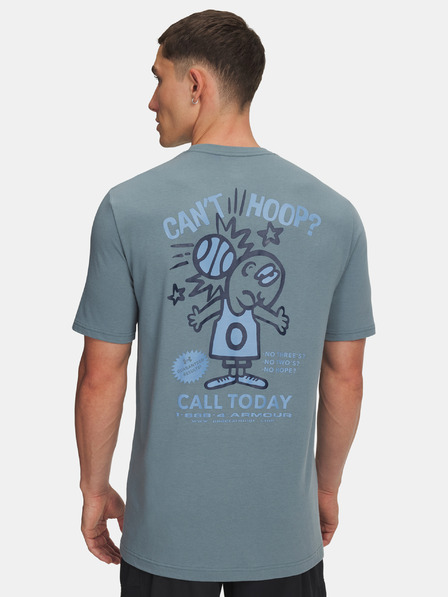 Under Armour Мъжка тениска Under Armour UA M 60/40S Can't Hoop SS-BLU