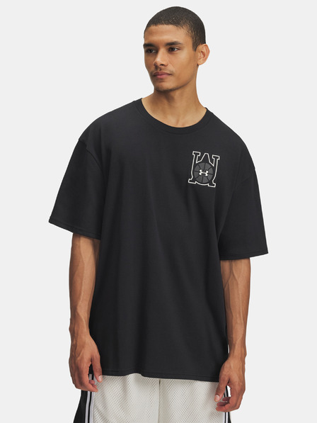 Under Armour Мъжка тениска Under Armour UA M HWT OS Hoops Courtside-BLK