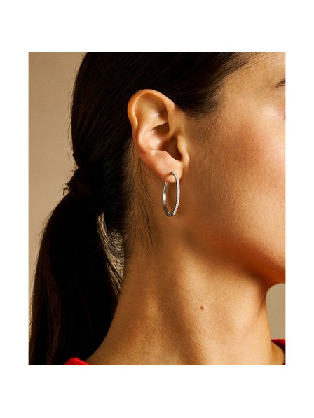 Fossil Стоманени обеци Fossil JA7274040