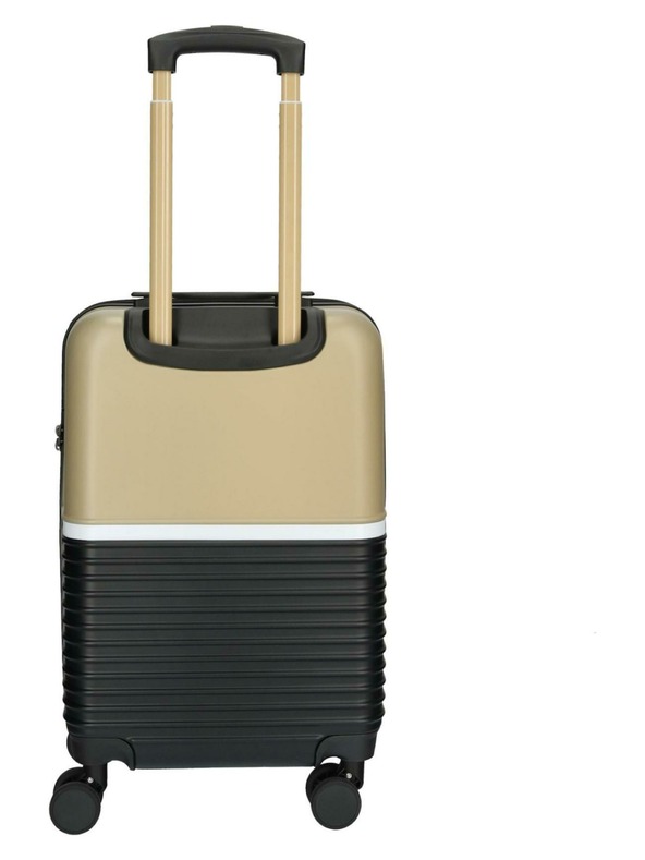 Enrico Benetti Пътен куфар Enrico Benetti Princetown S Black/Camel