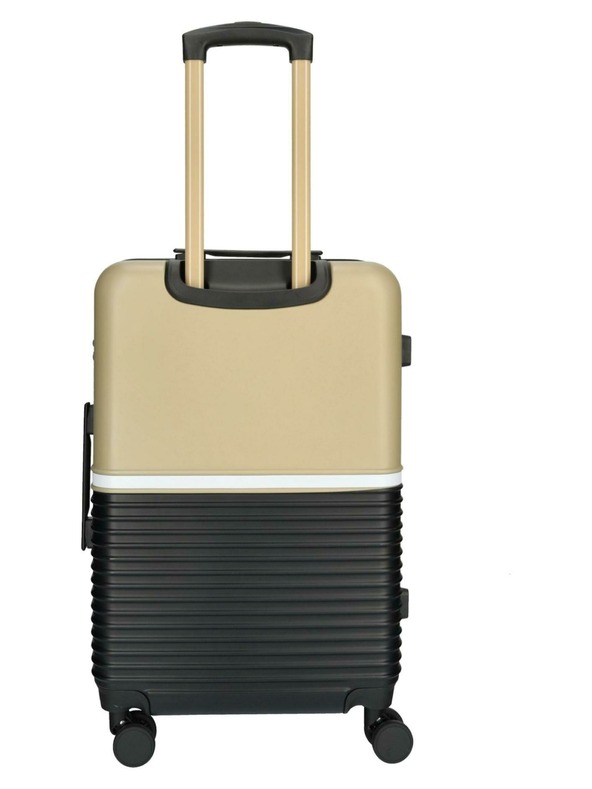 Enrico Benetti Пътен куфар Enrico Benetti Princetown M Black/Camel