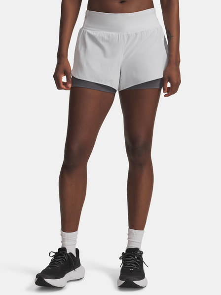 Under Armour Дамски къси панталони Under Armour UA Launch Pro 3in 2in1 Shorts-GRY