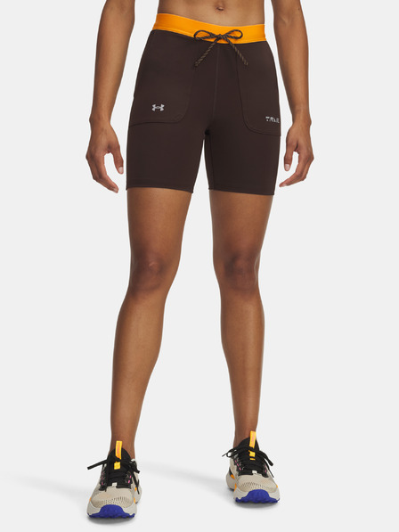 Under Armour Дамски къси панталони Under Armour UA Trail Run Fitted Short-BRN