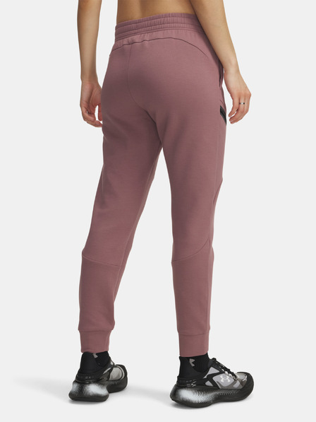 Under Armour Дамско долнище Under Armour Unstoppable Flc Jogger-BRN