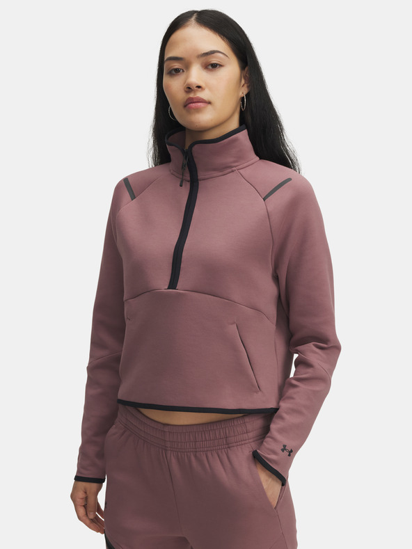 Under Armour Дамски суитшърт Under Armour Unstoppable Flc HZ-BRN