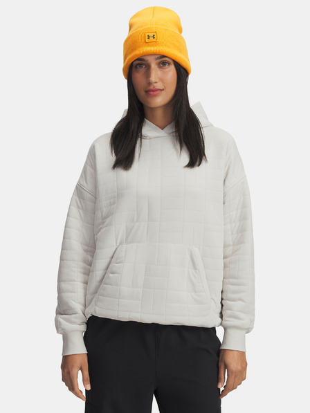 Under Armour Дамски суитшърт Under Armour Unstoppable Flc Txtr Hoodie-WHT