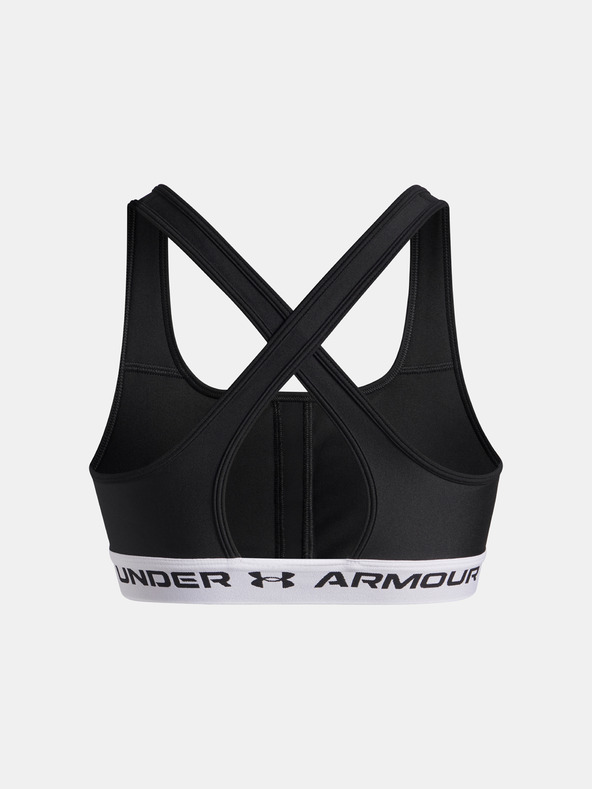 Under Armour Дамски сутиен Under Armour Crossback Mid Bra-BLK