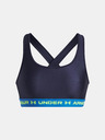 Under Armour Дамски сутиен Under Armour Crossback Mid Bra-BLU