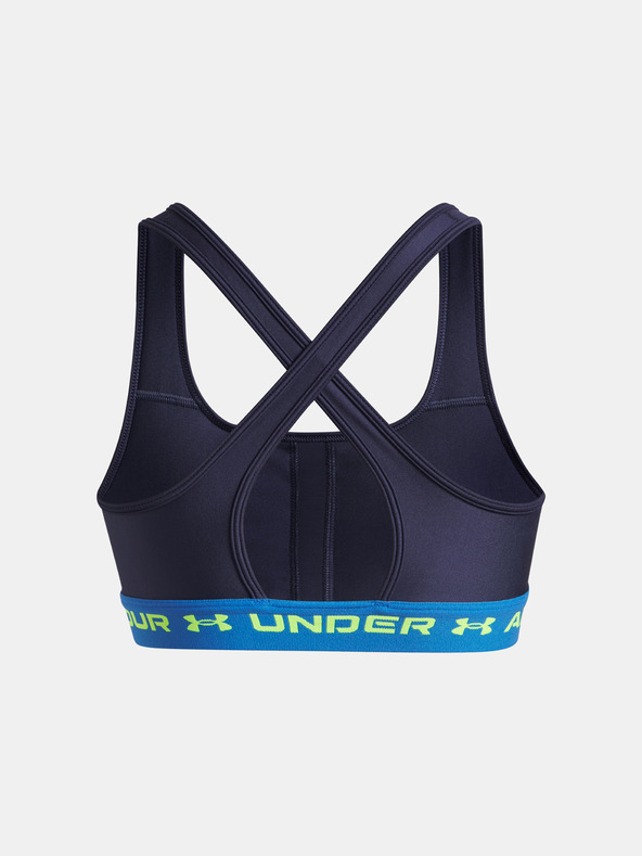 Under Armour Дамски сутиен Under Armour Crossback Mid Bra-BLU
