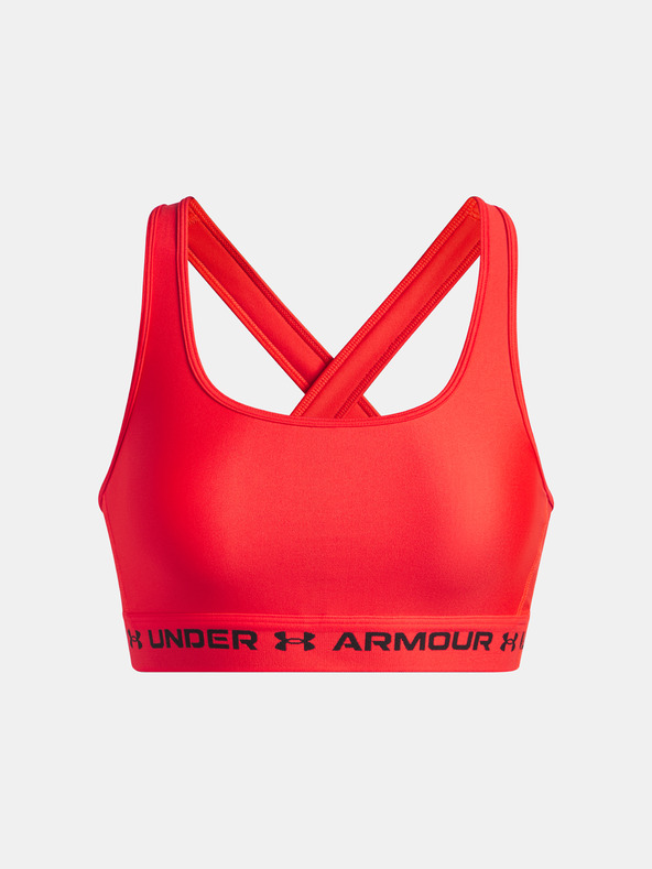 Under Armour Under Armour Crossback Mid Bra-RED - дамски сутиен