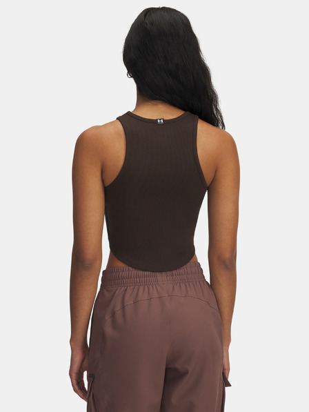 Under Armour Дамски потник Under Armour UA Rival Rib Tank-BRN