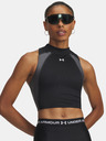 Under Armour Дамски потник Under Armour UA HG Rib Tank-BLK