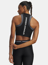 Under Armour Дамски потник Under Armour UA HG Rib Tank-BLK