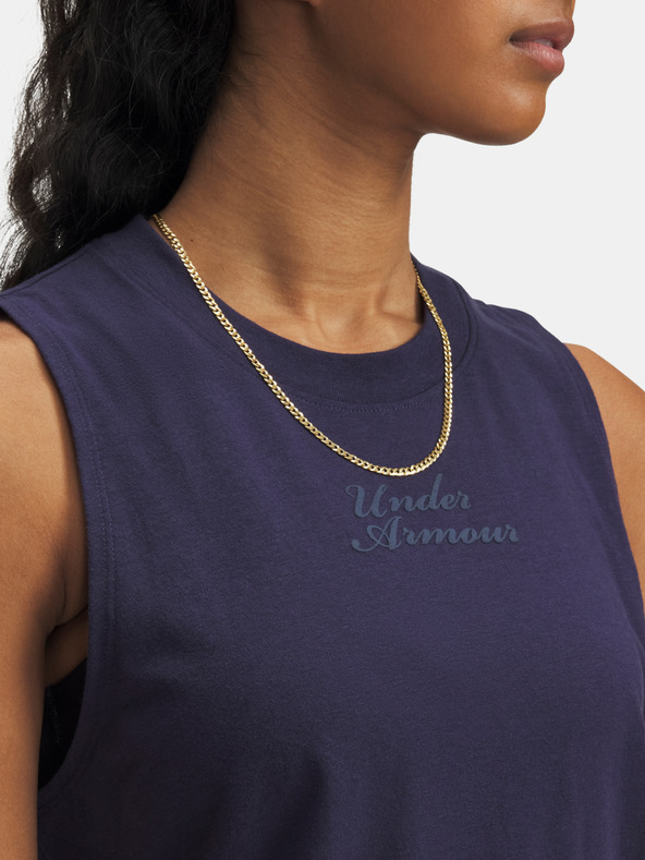 Under Armour Дамски потник Under Armour UA Varsity Tank-BLU