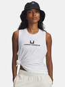 Under Armour Дамски потник Under Armour UA Varsity U Tank-WHT