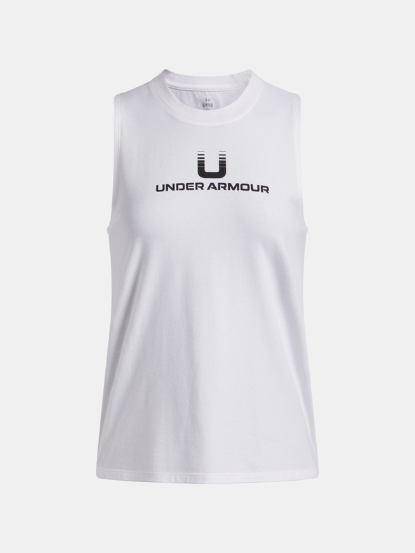 Under Armour Дамски потник Under Armour UA Varsity U Tank-WHT