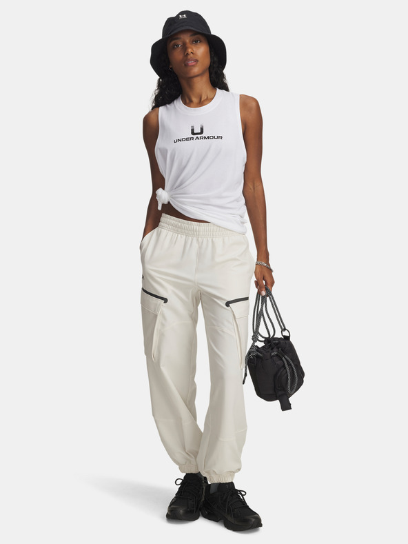 Under Armour Дамски потник Under Armour UA Varsity U Tank-WHT