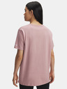 Under Armour Дамска тениска Under Armour Rival OS Campus Tee-PNK