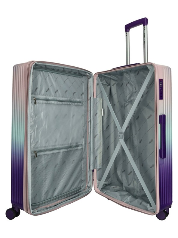 Enrico Benetti Пътнически куфар Enrico Benetti Havana L Purple