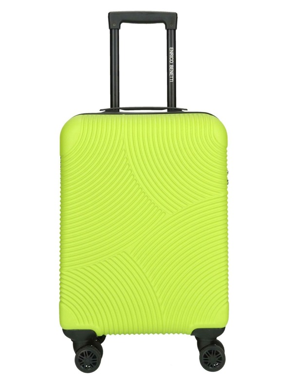 Enrico Benetti Пътнически куфар Enrico Benetti Louisville 39040-50 Lime green