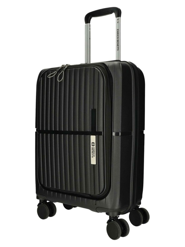 Enrico Benetti Пътнически куфар Enrico Benetti Tokyo 21003 Black