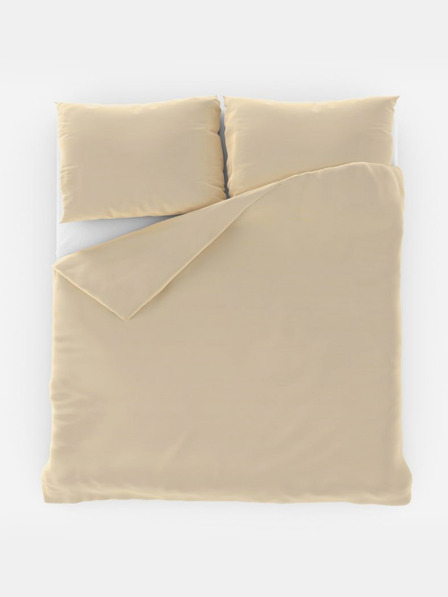 Kvalitex Единичен памучен чаршаф за детско креватче 140x200, 70x90cm нестандартно бяло