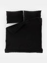 Kvalitex Сатенено удължено спално бельо LUXURY COLLECTION 140x220, 70x90cm черно