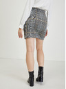 Orsay Сива дамска пола по тялото на каре ORSAY