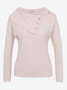 Orsay Светлорозова дамска тениска с декоративни детайли ORSAY