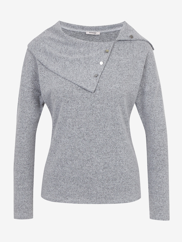 Orsay Сива дамска тениска с декоративни детайли ORSAY