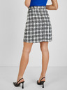 Orsay Черно-бяла дамска пола на каре ORSAY
